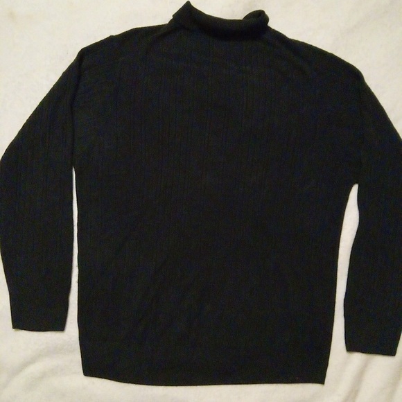 Dockers Black Collared Crew Neck Super Soft Knit Sweater Men's size XXL - Picture 3 of 11